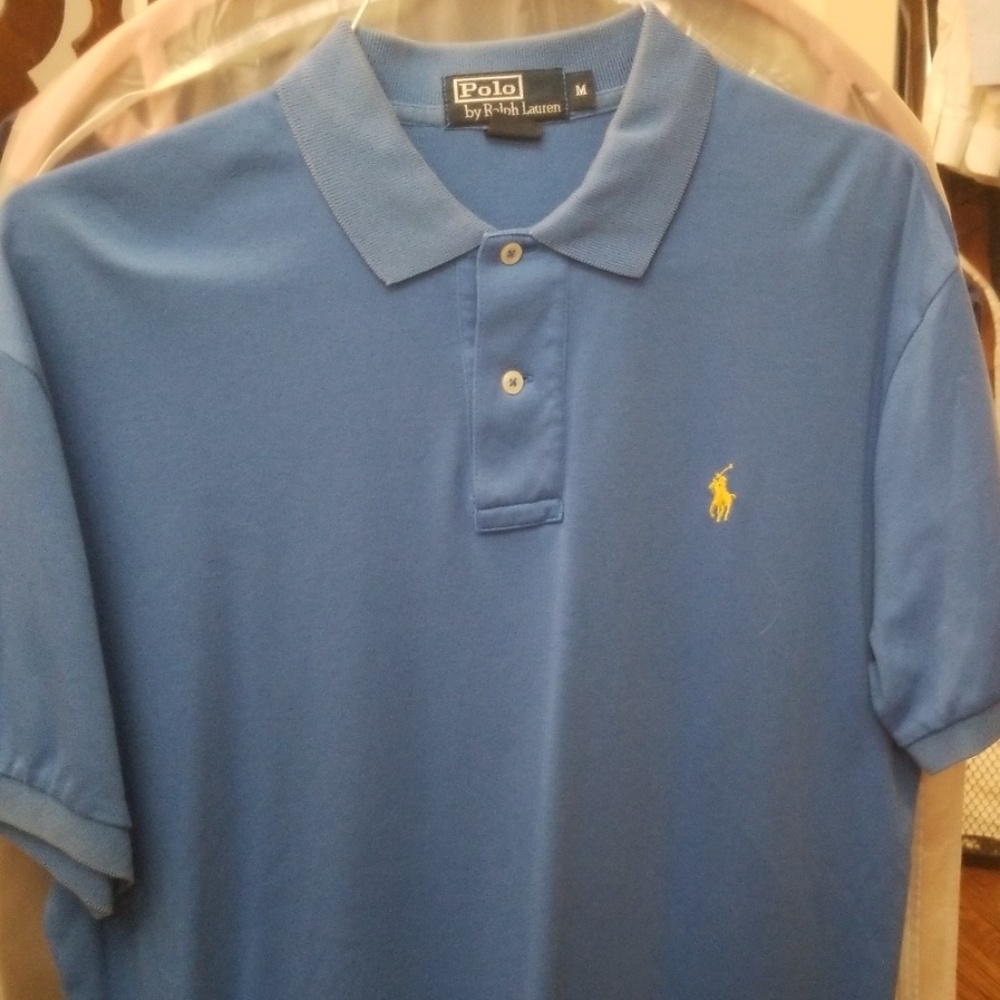 Mens Polo by Ralph Lauren blue shirt M